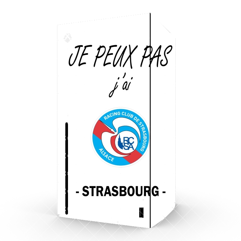 Autocollant Je peux pas j'ai Strasbourg