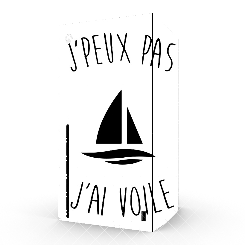 Autocollant Je peux pas j'ai voile