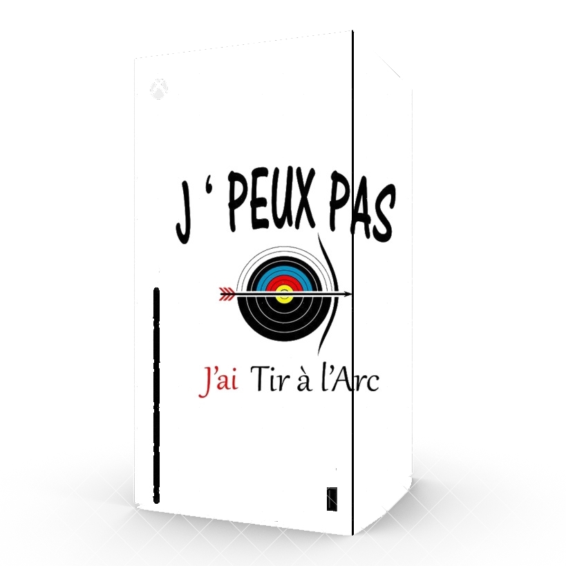 Autocollant Je peux pas je tire a l'arc