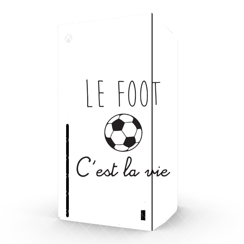 Autocollant Le foot cest la vie