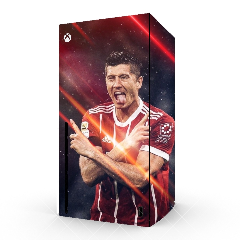 Autocollant lewandowski football player