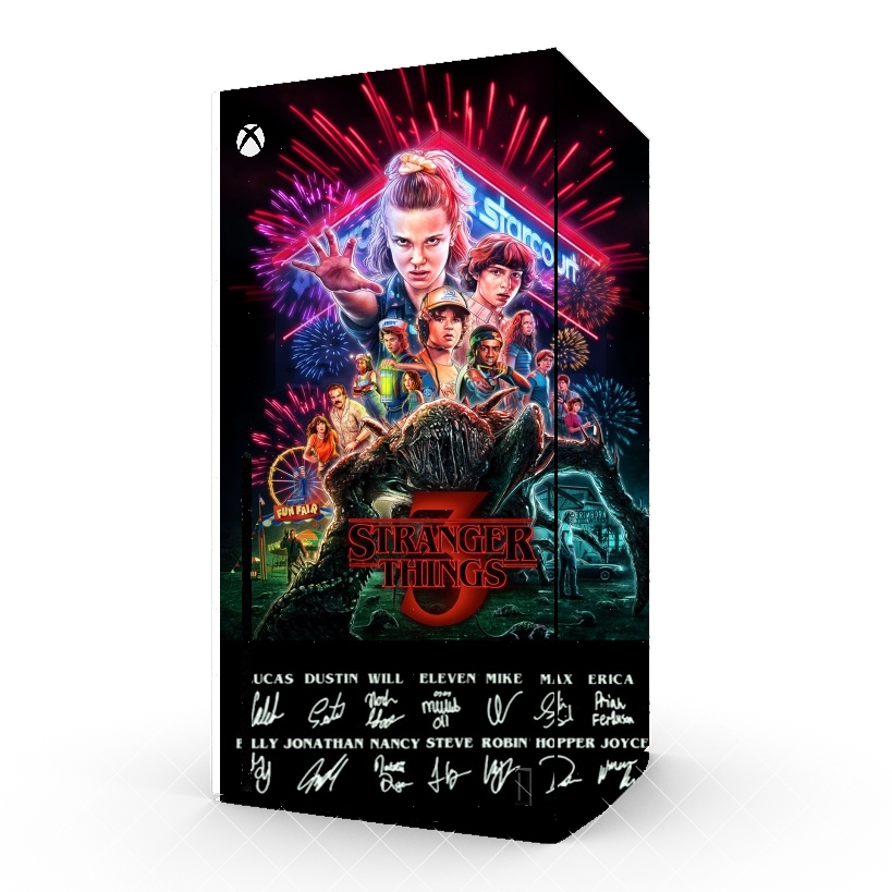 Autocollant Stranger Things 3 Dedicace Limited Edition