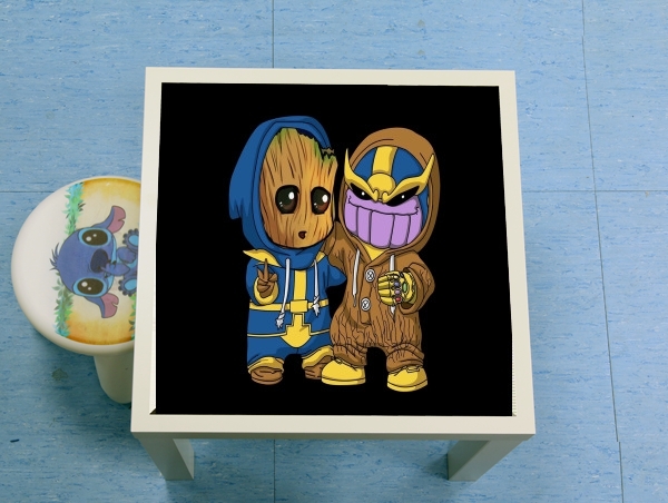 Table Groot x Thanos