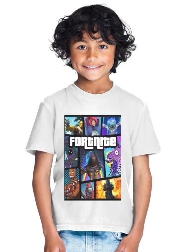 T-shirt Fortnite - Battle Royale Art Feat GTA enfant à petits prix