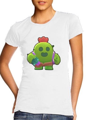 T Shirt Brawl Stars Spike Cactus Femme - t shirt brawl stars enfant