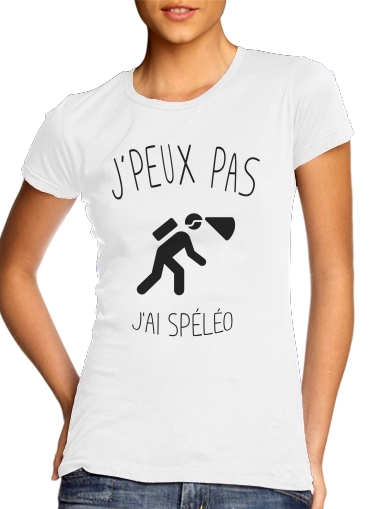 T-shirt Je peux pas j'ai spéléologie