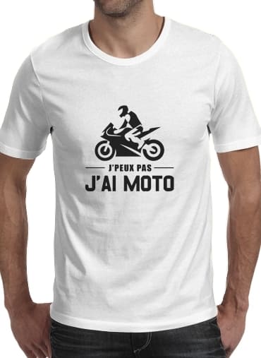 T-shirt J'peux pas j'ai moto homme à petits prix