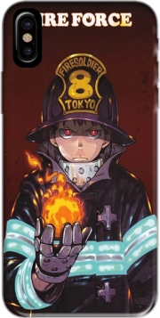 Coque Shinra kusakabe fire force pour téléphone Iphone / Samsung / Xiaomi /  Huawei et plus