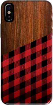 coque Alcatel 3X 5058Y Wooden Lumberjack