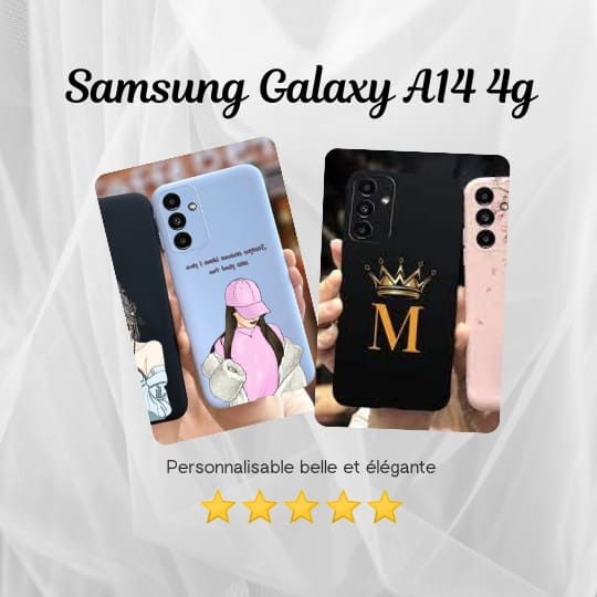 Coque Samsung Galaxy A14 5G / A14 Verre Trempé Marbré - Ma Coque