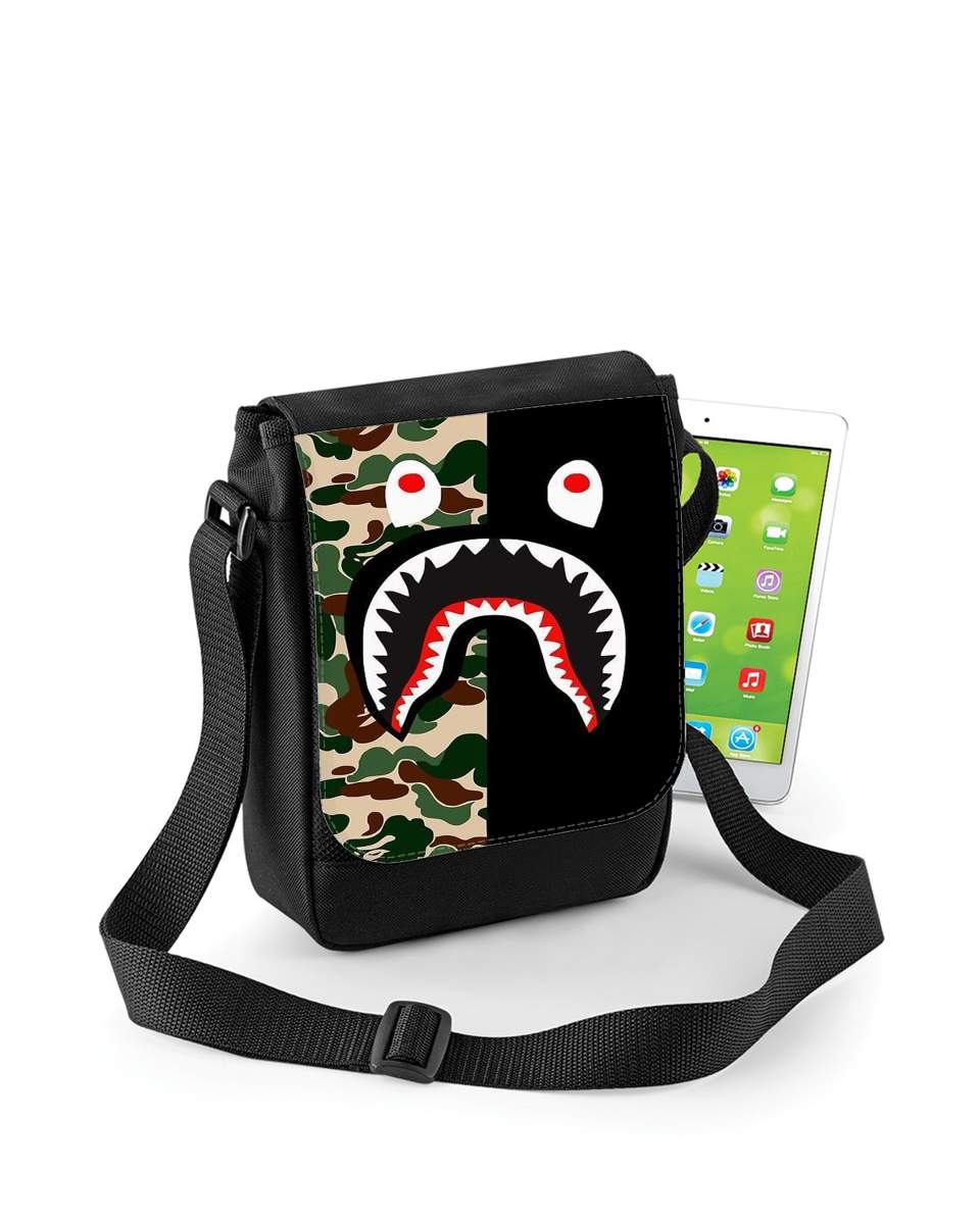 Sacoche Ordinateur portable PC / MAC Shark Bape Camo Military Bicolor