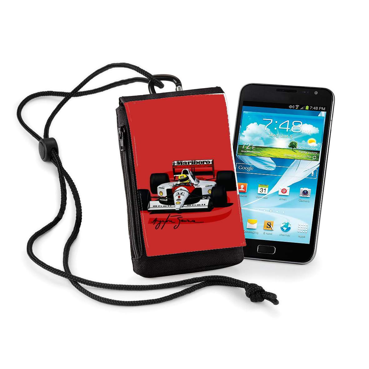 Pochette Ayrton Senna Formule 1 King