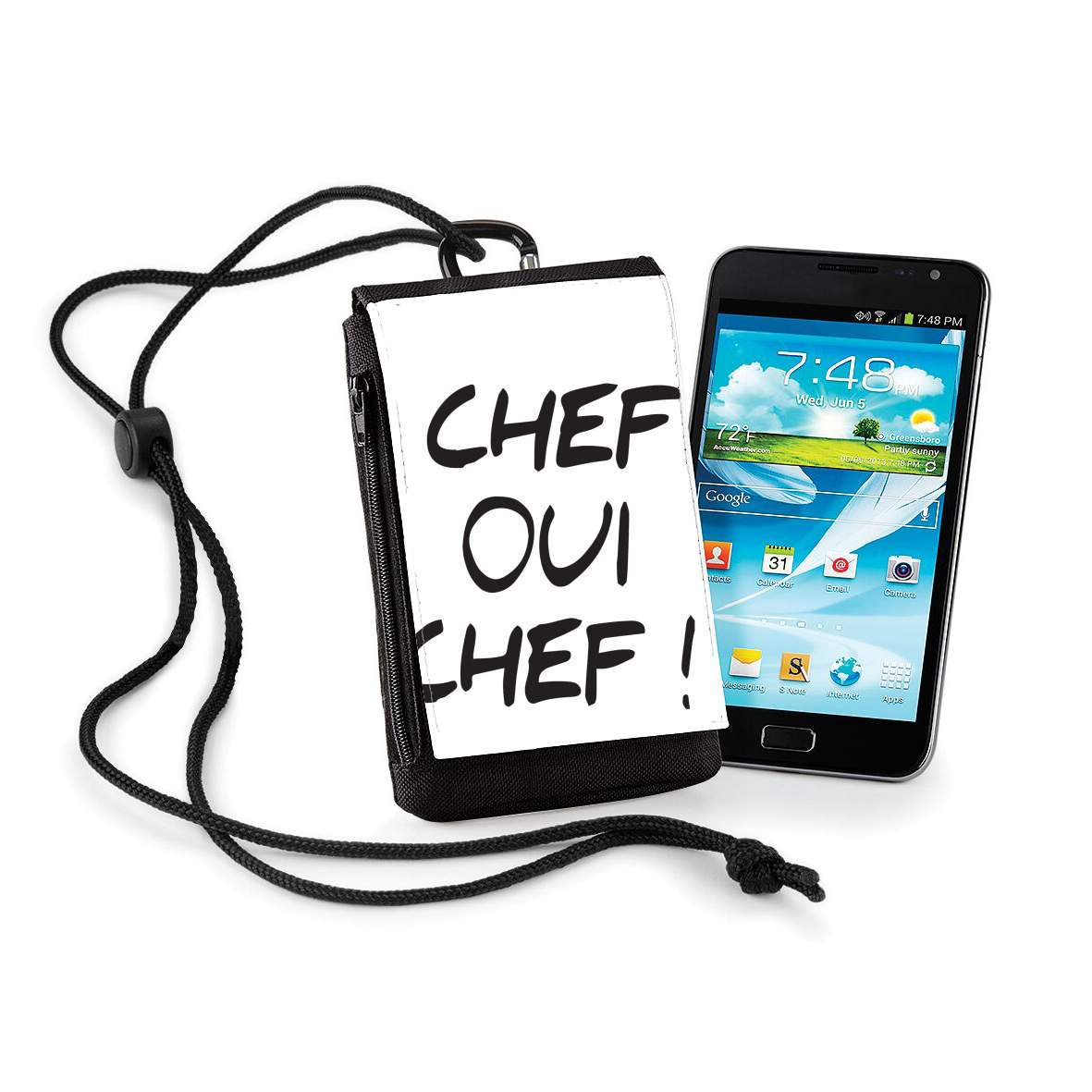 Pochette Chef Oui Chef humour