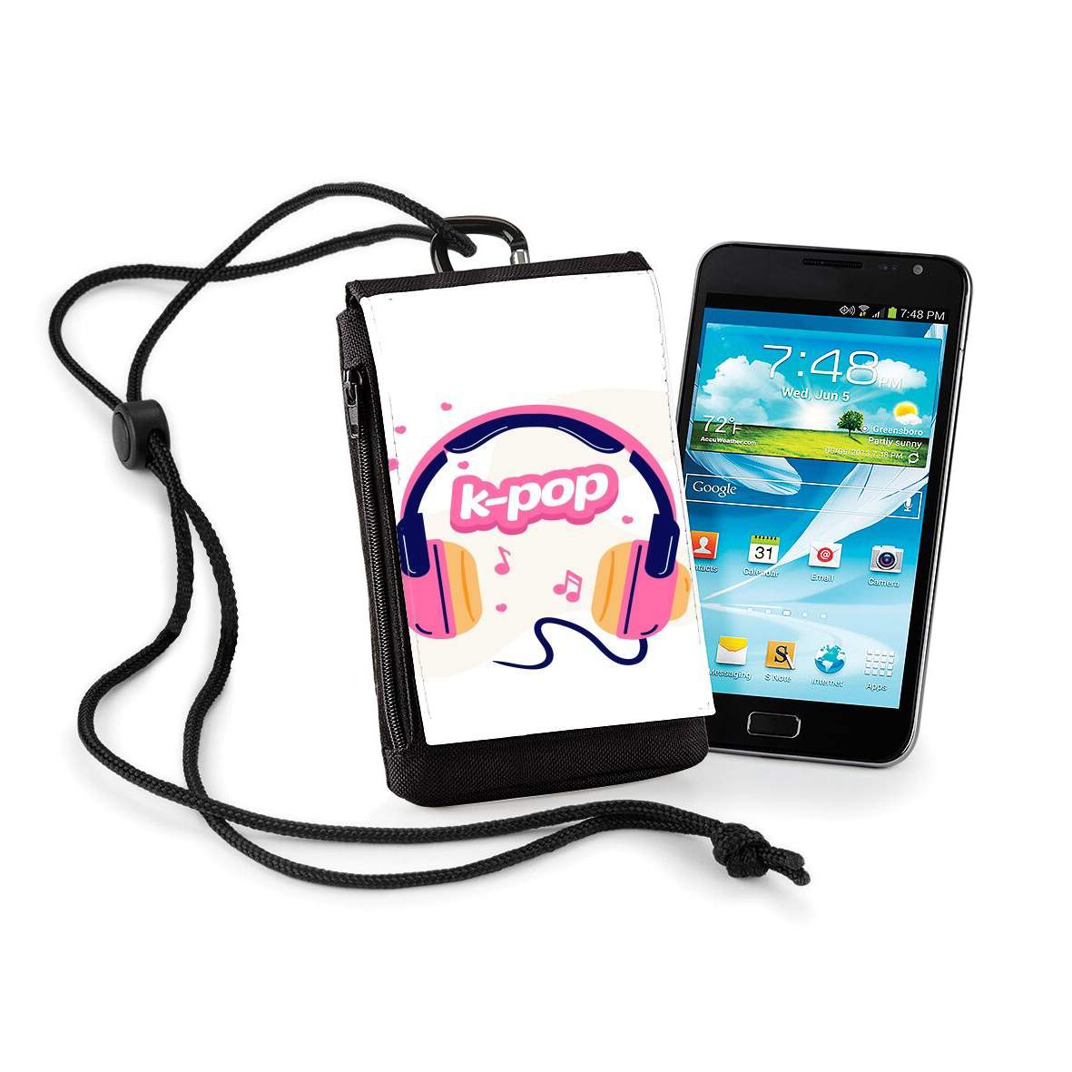 Pochette I Love Kpop Headphone