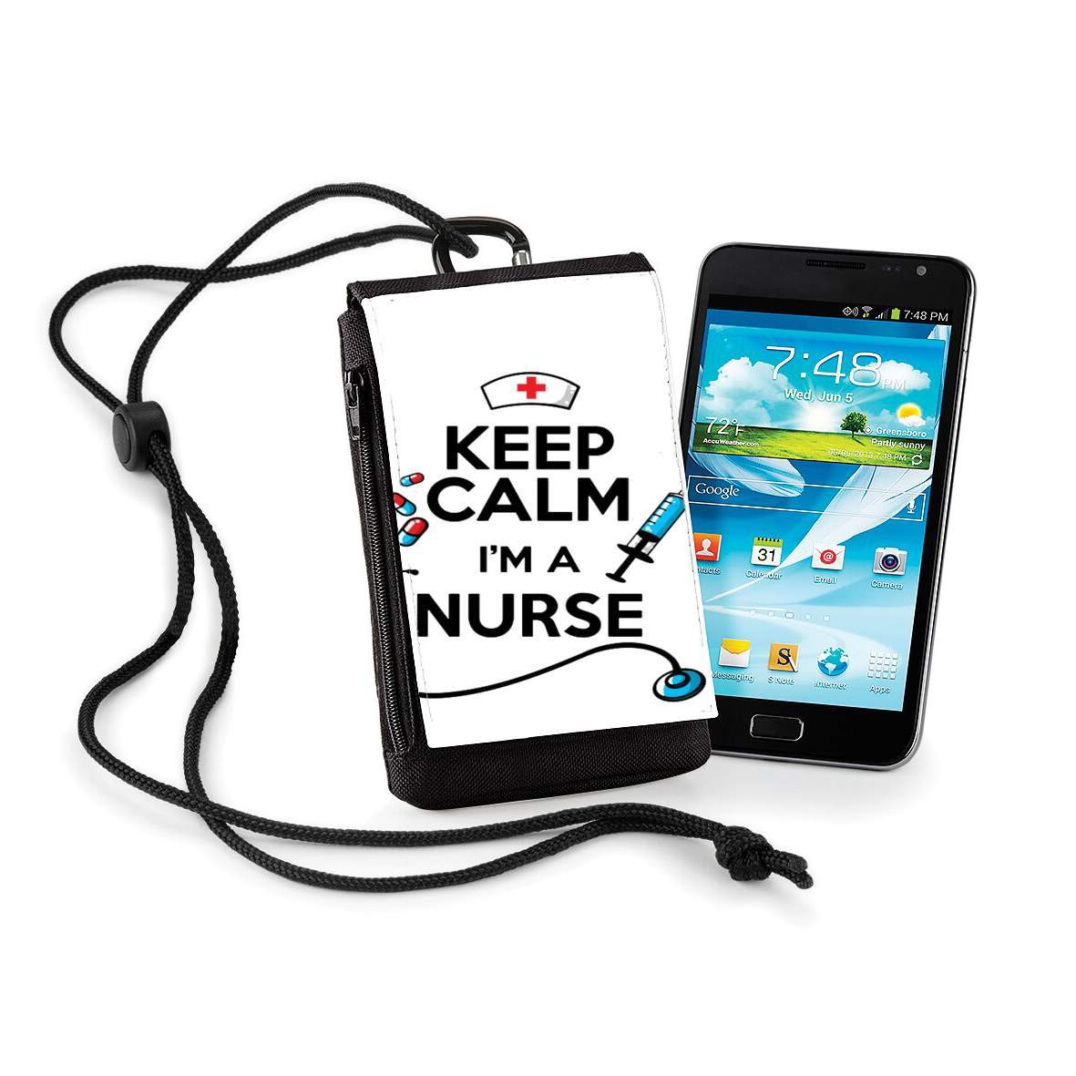 Pochette Keep calm I am a nurse