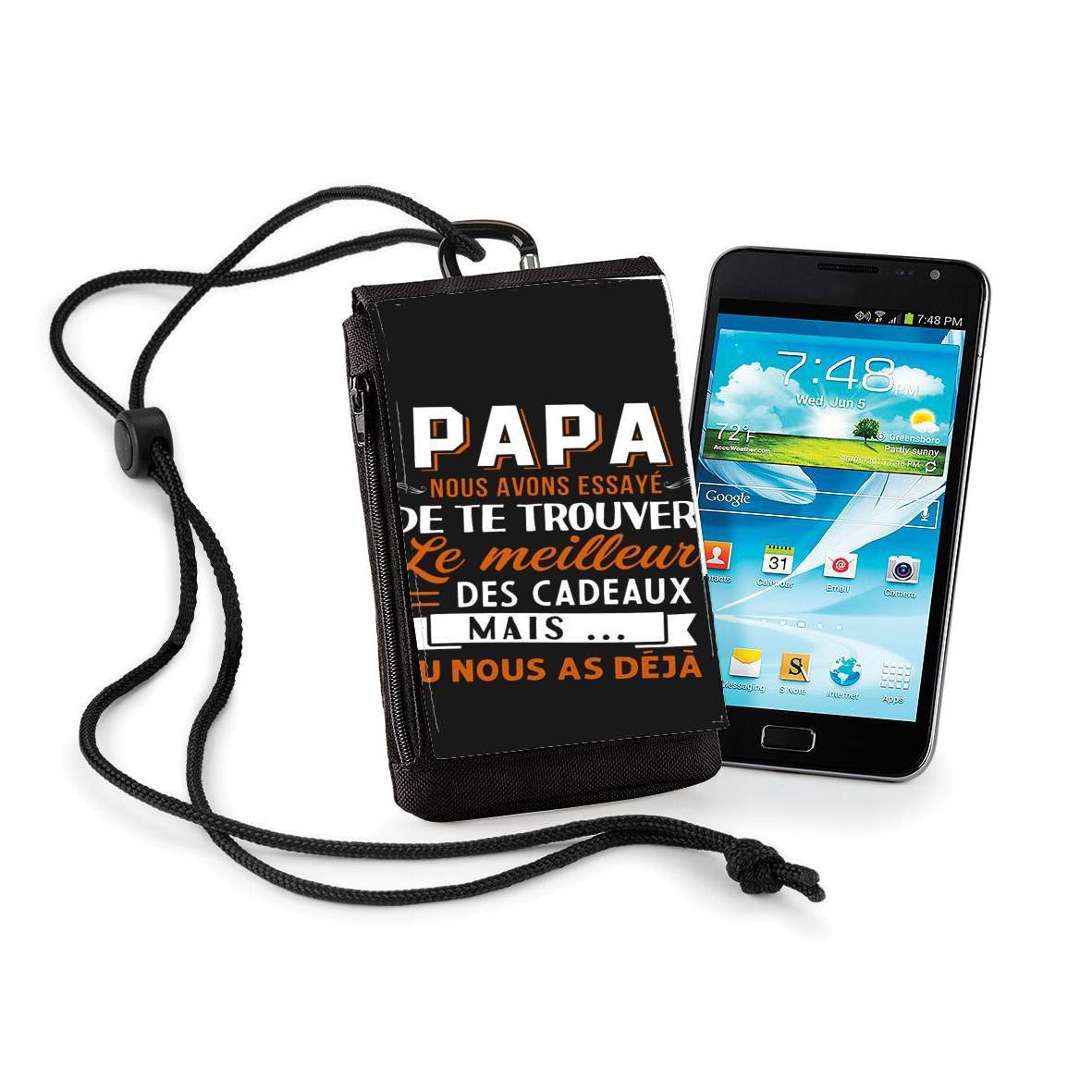 Pochette Papa nous avons essayé de trouver le meilleur des cadeaux mais tu nous as déjà