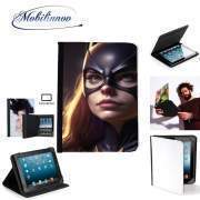 pochette SAMSUNG GALAXY TAB A6 10'' avec clip ceinture Batgirl