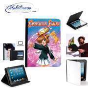 pochette SAMSUNG GALAXY TAB A6 10'' avec clip ceinture Card Captor Sakura