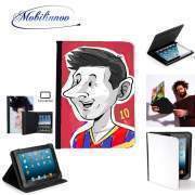 pochette SAMSUNG GALAXY TAB A6 10'' avec clip ceinture cartoonmessi