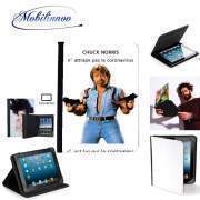 pochette SAMSUNG GALAXY TAB A6 10'' avec clip ceinture Chuck Norris Against Covid