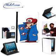 pochette SAMSUNG GALAXY TAB A6 10'' avec clip ceinture Dealer Mushroom Feat Wario