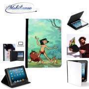 pochette SAMSUNG GALAXY TAB A6 10'' avec clip ceinture Disney Hangover Mowgli Timon and Pumbaa 