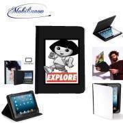 pochette SAMSUNG GALAXY TAB A6 10'' avec clip ceinture Dora Explore