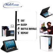 pochette SAMSUNG GALAXY TAB A6 10'' avec clip ceinture Eat Sleep Battle Royale Repeat