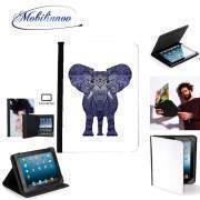 pochette SAMSUNG GALAXY TAB A6 10'' avec clip ceinture Elephant Blue