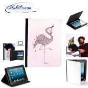 pochette SAMSUNG GALAXY TAB A6 10'' avec clip ceinture Flamingo