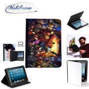 pochette SAMSUNG GALAXY TAB A6 10'' avec clip ceinture Hearthstone fan art