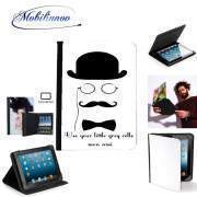 pochette Lenovo Tab 10" avec clip ceinture Hercules Poirot Quotes