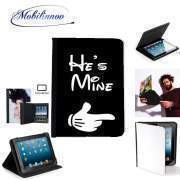 pochette SAMSUNG GALAXY TAB A6 10'' avec clip ceinture Il est à moi - He's mine - in love