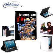 pochette SAMSUNG GALAXY TAB A6 10'' avec clip ceinture Je peux pas j'ai Clash Royale