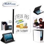 pochette SAMSUNG GALAXY TAB A6 10'' avec clip ceinture Je peux pas j'ai subway