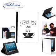 pochette SAMSUNG GALAXY TAB A6 10'' avec clip ceinture Je peux pas j'ai thé - tea time