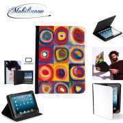 pochette Lenovo Tab 10" avec clip ceinture Kandinsky circles