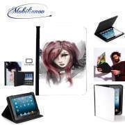 pochette SAMSUNG GALAXY TAB A6 10'' avec clip ceinture Katarina Drawing