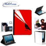 pochette SAMSUNG GALAXY TAB A6 10'' avec clip ceinture Laser crow