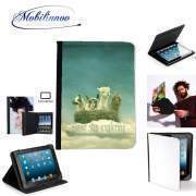 pochette SAMSUNG GALAXY TAB A6 10'' avec clip ceinture NEVER STOP EXPLORING