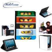 pochette SAMSUNG GALAXY TAB A6 10'' avec clip ceinture Ninjago Eyes