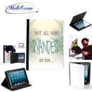 pochette SAMSUNG GALAXY TAB A6 10'' avec clip ceinture Not All Who wander are lost