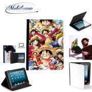 pochette SAMSUNG GALAXY TAB A6 10'' avec clip ceinture One Piece Luffy