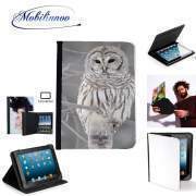 pochette SAMSUNG GALAXY TAB A6 10'' avec clip ceinture owl bird on a branch