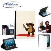 pochette SAMSUNG GALAXY TAB A6 10'' avec clip ceinture Psycho Teddy