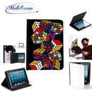 pochette SAMSUNG GALAXY TAB A6 10'' avec clip ceinture Rubiks Cube