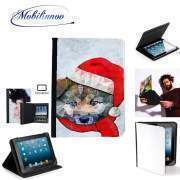 pochette SAMSUNG GALAXY TAB A6 10'' avec clip ceinture Santa Dog