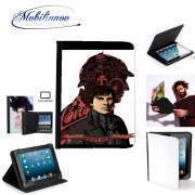 pochette SAMSUNG GALAXY TAB A6 10'' avec clip ceinture Sherlock Holmes