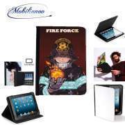 pochette SAMSUNG GALAXY TAB A6 10'' avec clip ceinture Shinra kusakabe fire force