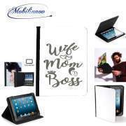 pochette Lenovo Tab 10" avec clip ceinture Wife Mom Boss